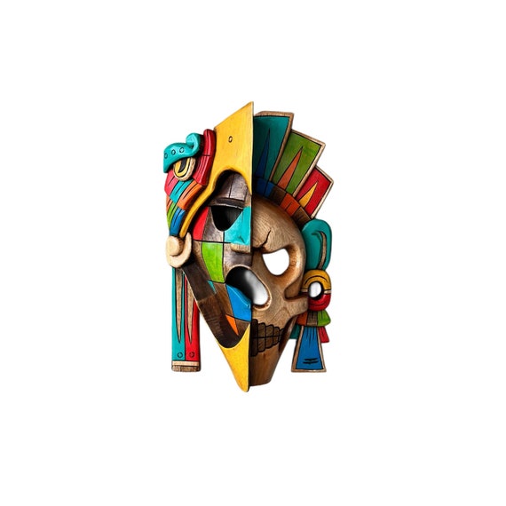 Mexican Art, Mayan Art. Masks