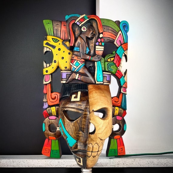 Mayan Mask Dual Face