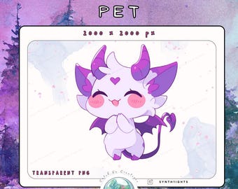 Kawaii Companion PNG | Streaming Static Asset (Digital Download)