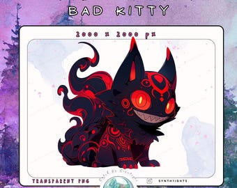 Kawaii Horror Companion PNG | Streaming Static Asset (Digital Download)