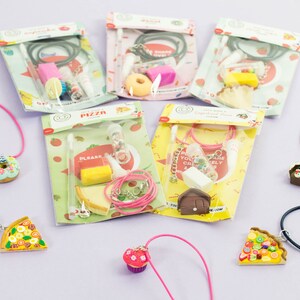 Donut-Themed Jewellery Mini Kit. Children's Craft Kit. Party Bag Filler. Party Activity. Kids Gift. Children's Birthday. Stocking Filler image 5