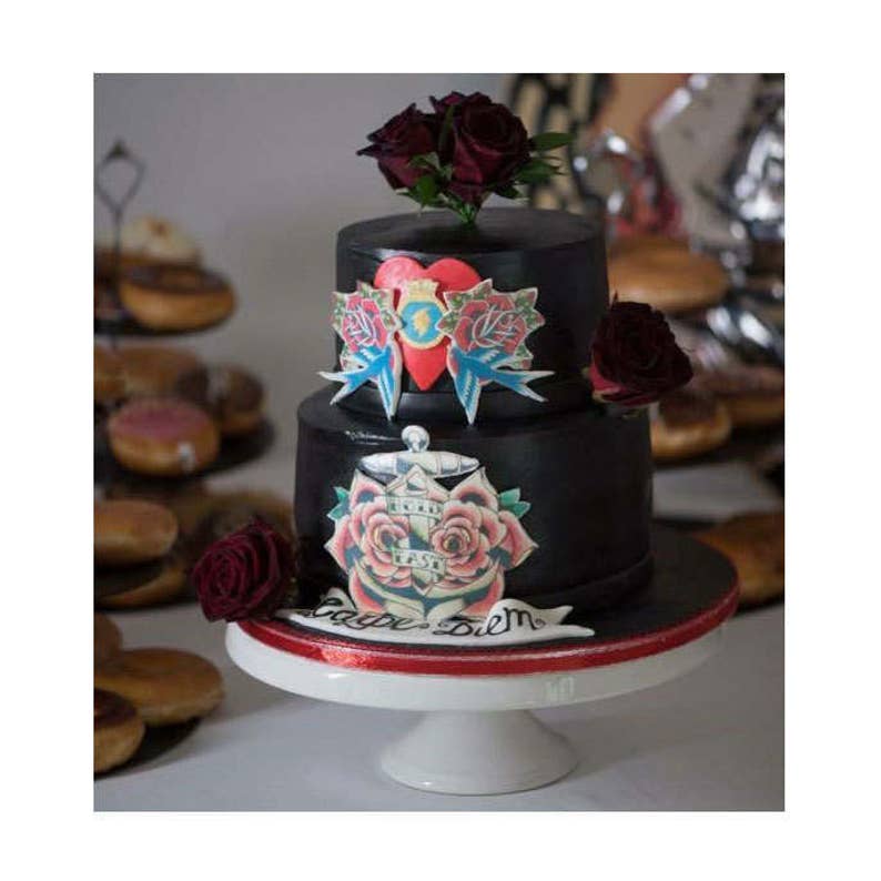 Wedding Gift Custom Wedding Cake Replica. Custom Wedding Ornament Voucher. Anniversary Present. Personalised Cake Model Sculpture image 4