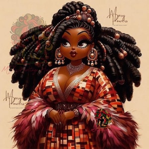 Afrocentric Black Betty Boop Queen Bundle