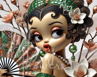 その他 Betty Boop Calendar Girls Figurine April Gorgeous Collectible and Vintage Betty Boop as Miss April