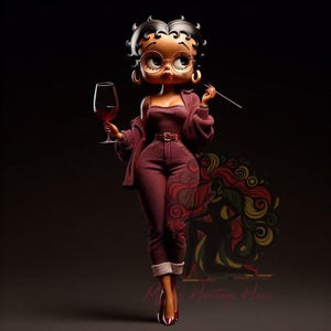 Unique Black Betty Boop Bundle: Elegance in Every Sip – Unleash Your Inner Diva with Every Glass!