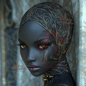 Unique Afrocentric Digital Art
