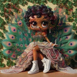 Black Betty Boop Chucks and Pearls Bundle