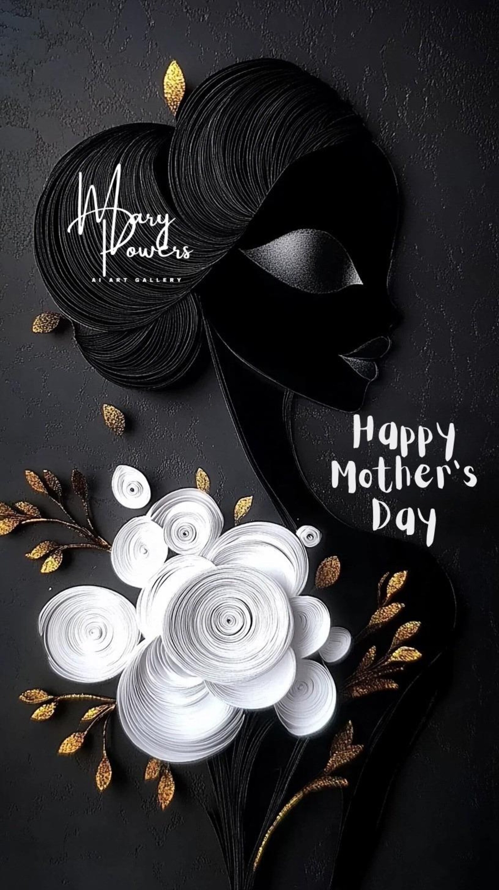 Unique Afrocentric Mother’s Day Beauty ,elegant Mother’s Day Wall Art ...