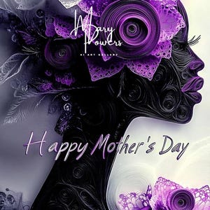 Unique Afrocentric Mother’s Day Beauty ,elegant Mother’s Day Wall Art ...