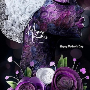 Unique Afrocentric Mother’s Day Beauty ,elegant Mother’s Day Wall Art ...