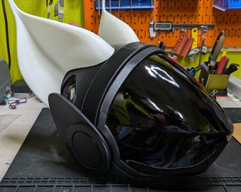 Lynx Ears Protogen Fursuit Cosplay — 3D Printed Stylized, TPU or PLA, Fits Protogen Head Base