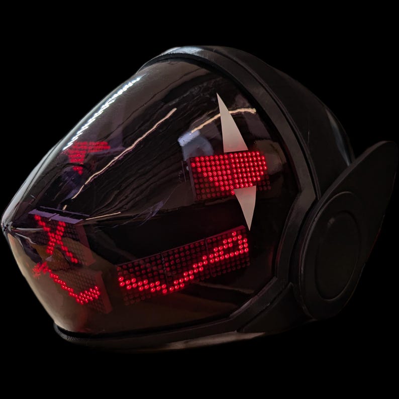 Protogen Led Code Protogen Head Protofrenz Nyx — LED Display, Boop Sensor, Talking Mouth ...
