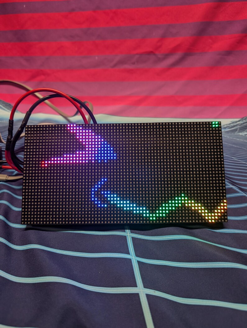 Protogen Face Head LED Display Kit 192x96mm Programmable - Etsy