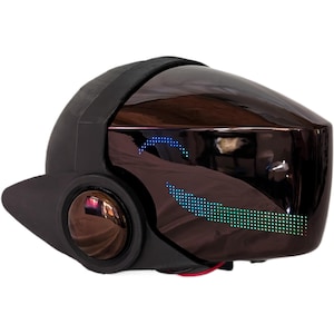 Protogen Head MK3 Starter Kit ProtoFrenz — WF1 Full-Color LED Panel, Fully Assembled, App Controlled, Fursuit Head