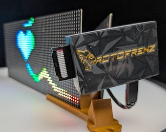 Protogen Electronics Kit WF1 HUB75 — LED Display, App Controlled, Upgrade or DIY, No Head Base