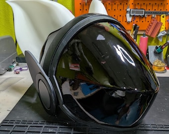 Bat Ears Protogen Fursuit Cosplay — 3D Printed Stylized, TPU or PLA, Fits Protogen Head Base
