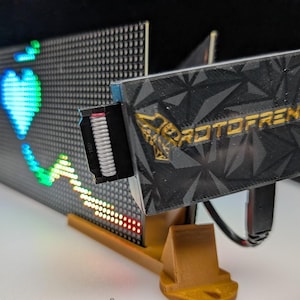 Protogen Electronics Kit WF1 HUB75 — LED Display, App Controlled, Upgrade or DIY, No Head Base