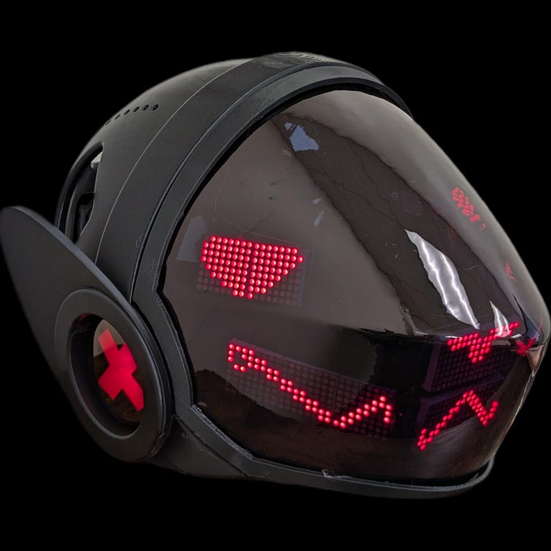 Protogen Led Code Protogen Head Protofrenz Nyx — LED Display, Boop Sensor, Talking Mouth ...