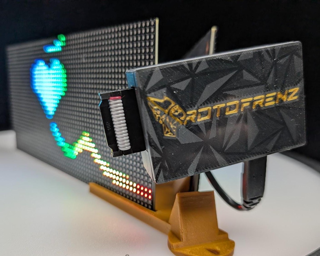 Protogen Face Head HUB75 LED Display Kit 192x96mm Programmable - Etsy