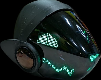 Protogen Head MK2 ProtoFrenz Studio — LED Display, MAX7219, Boop Sensor, Talking Mouth, Sensor Kit Included