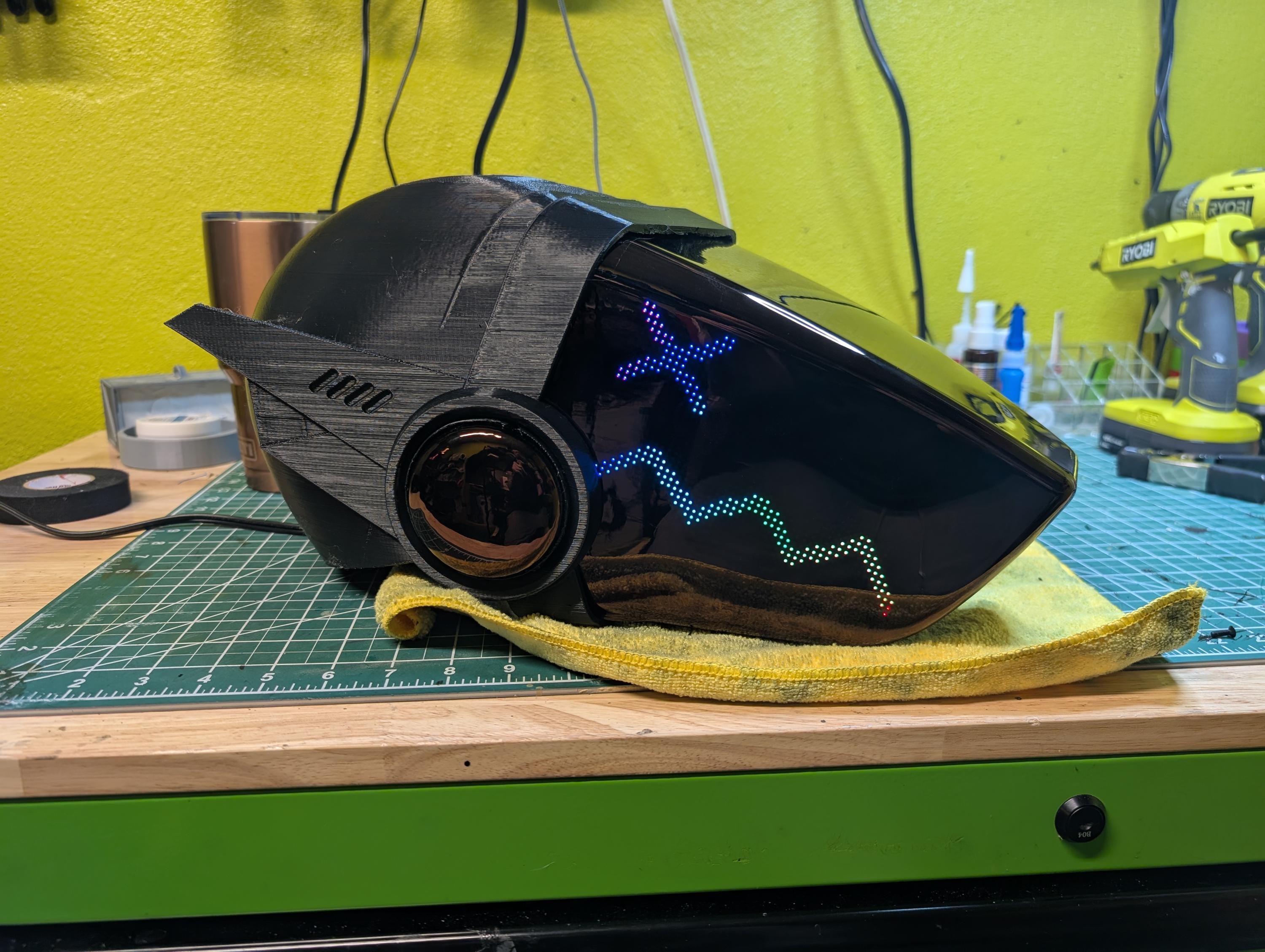 Protogen Face Head LED Display Kit 192x96mm Programmable - Etsy