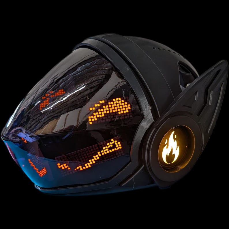 Protogen Led Code Protogen Head Protofrenz Nyx — LED Display, Boop Sensor, Talking Mouth ...
