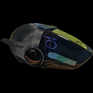 Kit de démarrage Protogen Head MK5 ProtoFrenz — WF1 HUB75 LED, entièrement assemblé, contrôlé par application, tête de combinaison