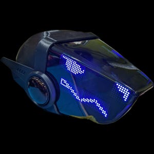 Protogen Head MK5 ProtoFrenz Studio — LED Matrix or Full-Color Panel, Boop Sensor, Talking Mouth, Sensor Kit