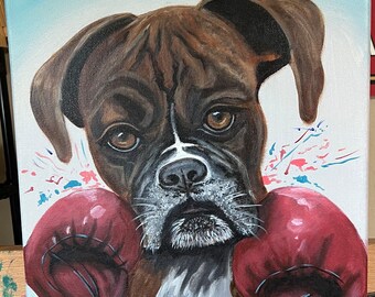 Benny Leonard - Boxer -original Acrylic Painting - Etsy