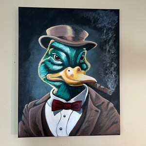 Dapper Duck Painting