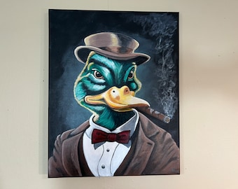 Dapper Duck Painting