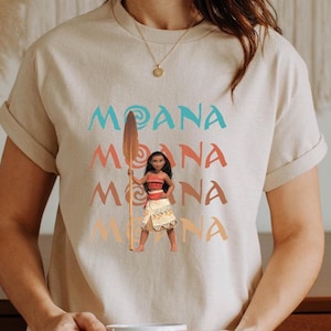 Disney Moana Hei Hei Pua Maui Matching Shirt, Princess Moana Movie Characters T-shirt, Disney Family Vacation Shirt