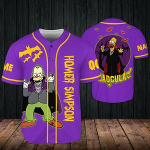 Personalizowana koszulka baseballowa Halloween Dadcula, koszulka z postaciami z kreskówek, upiorny prezent na sezon, koszulka baseballowa dla rodziny z kreskówek