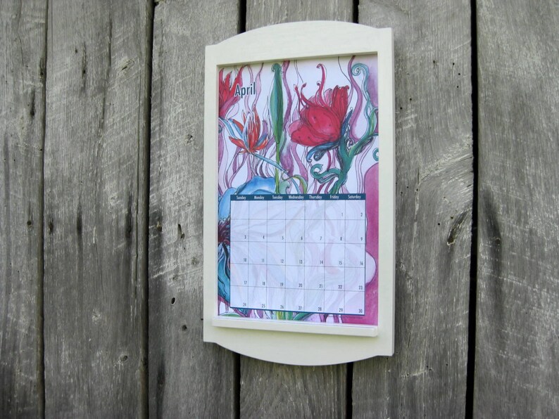 11 x 17 Calendar Frame Wooden Frame Calendar Etsy