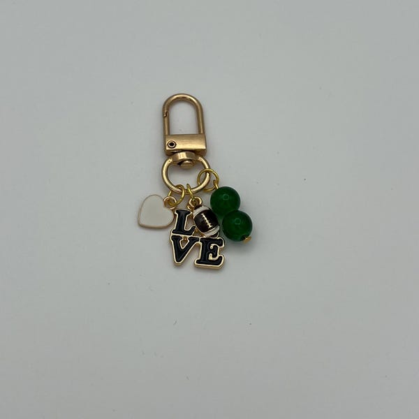 Handmade Mini Bag Charm: Philadelphia Football Gift