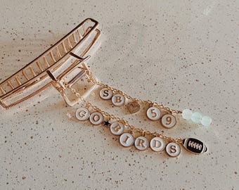 Eagles Super Bowl Hair Clip - Game Day Collection - Happy Hair Clip
