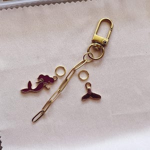 DIY Bag Charm Kit - Craft Set for Women, Personalized Keychain Making, Creative Gift Idea, Girls Night