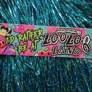 Loo Loo Land Helluva Boss Bumper Sticker Glossy
