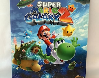 Super Mario Galaxy 2 Official Game Guide Book Strategy Nintendo Video Gamer Gaming Players Walkthrough Directions Helps Craft Paper Gift