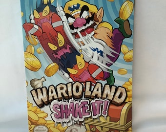 Wario Land Shake It Official Game Guide Book Strategy Mario Nintendo Video Gamer Gaming Players Walkthrough Directions Help Craft Paper Gift