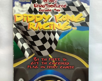 Daddy Kong Racing Totally Unauthorized Player’s Strategy Guide Nintendo Game Vintage Collectible Gaming Gamer Secrets Bosses Map Reference