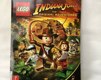 Indiana Jones The Original Adventures LEGO Official Game Guide Book Strategy Video Gamer Gaming Players Walkthrough Directions Hobby Craft