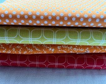 Fabric Destash -  Mixed Colors Bundle  - See Picture for actual measurements - Ready to Ship