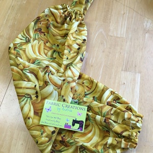 SALE PRICED. The *Happy Andi* Hanging Grocery Bag Holder  Bananas, Bunch of Bananas
