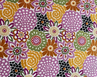 Fabric Destash -  Floral - Waverly for Quilting Treasures - Multi colors -  1 yard  - Ready to Ship