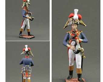 Painted Tin Soldier: French Grenadier Musician, Napoleonic Wars (54mm)