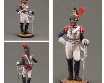 ブリキの兵隊博物館（上） 騎馬のフランス胸甲騎兵（1812年） 90 mm