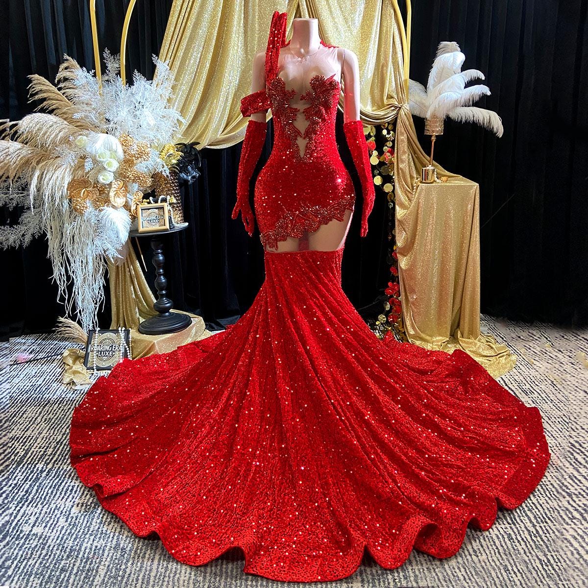 chinese dress ladies Customized Sexy Arabic Mermaid Wedding Dresses Sheer Neck Lace Appliqu