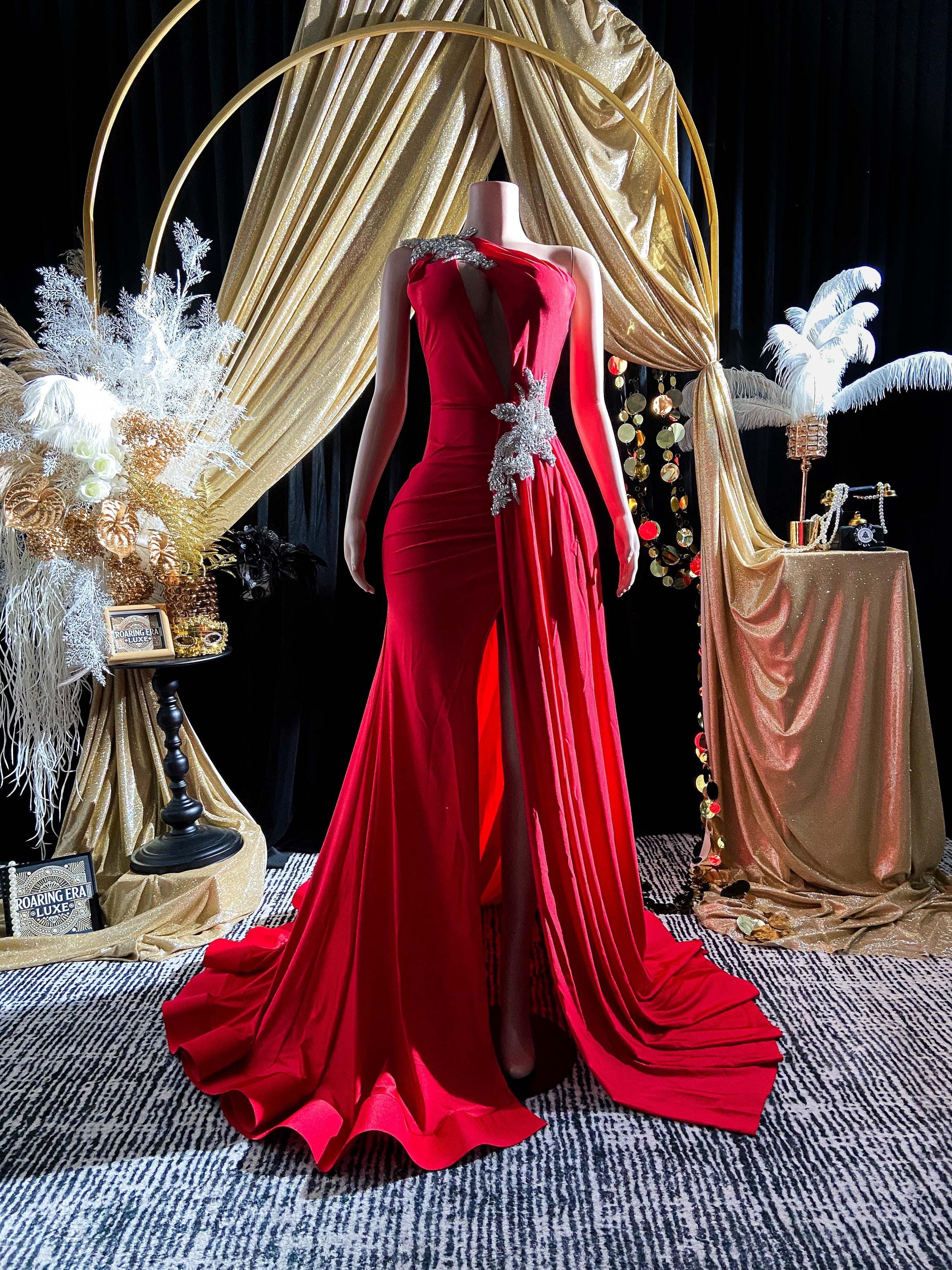 red birthday dress Off the Shoulder Red Prom Dresses Birthday Gown  Anniebride  Online Store  Powered by Storenvy