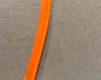 3 yards Orange Piping - Vintage Trim New Old Stock Upholstery  Edging